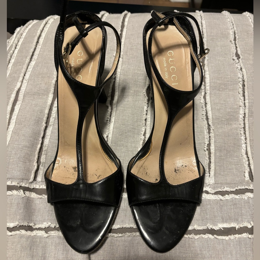 Gucci Black Heels size 8 1/2
